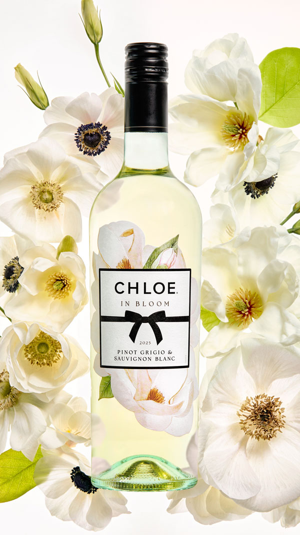 Bottle image with ribbon